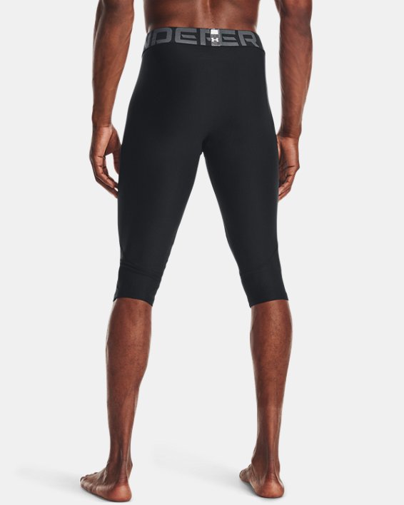 Men's HeatGear® Compression Knee Tights, Black, pdpMainDesktop image number 1